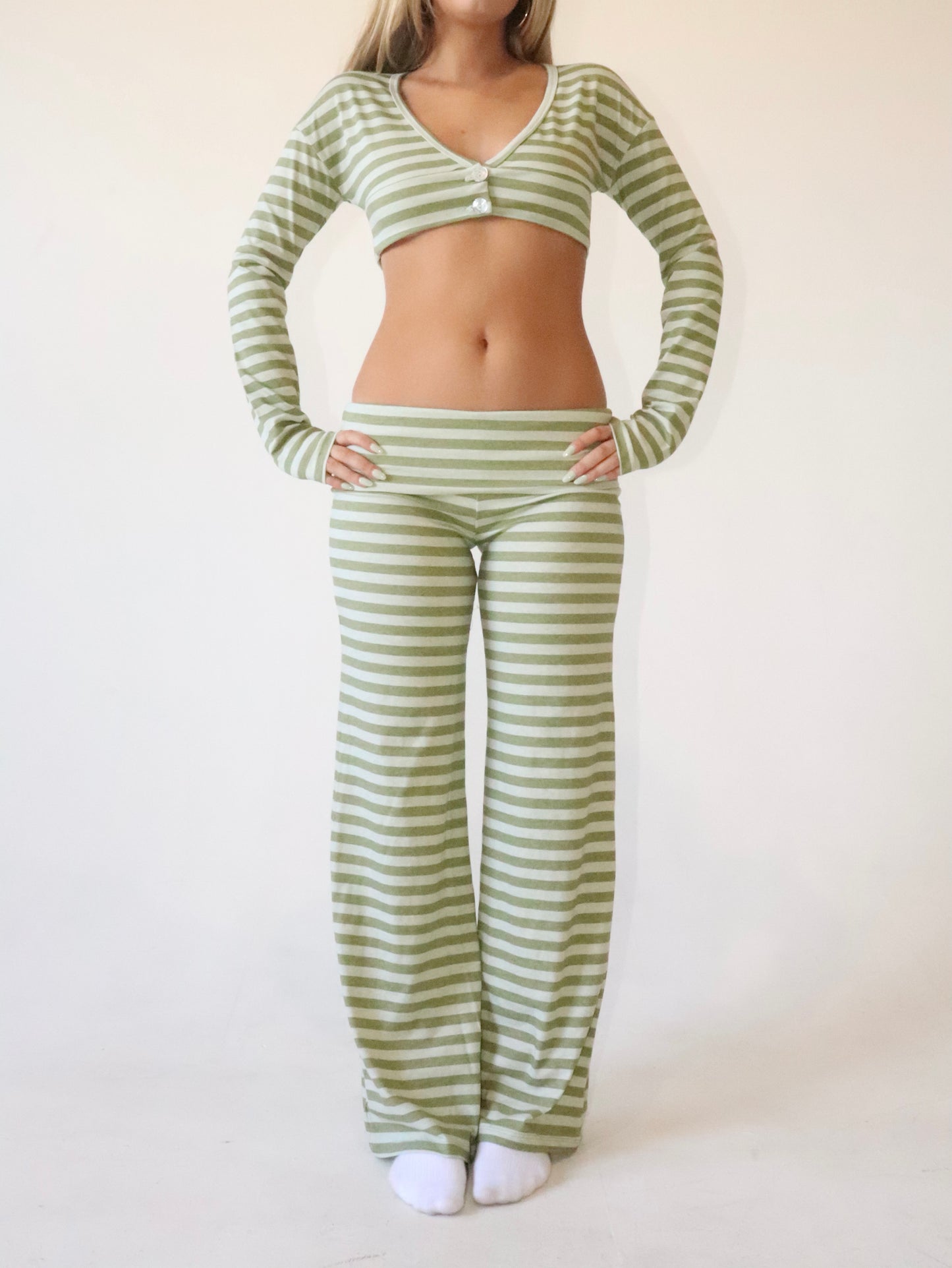 FOLD OVER PANTS- IVY