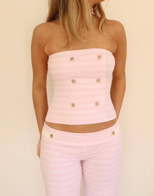 THE COVE TUBE TOP- BUBBLEGUM
