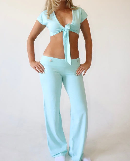 SAILOR PANTS- AQUA
