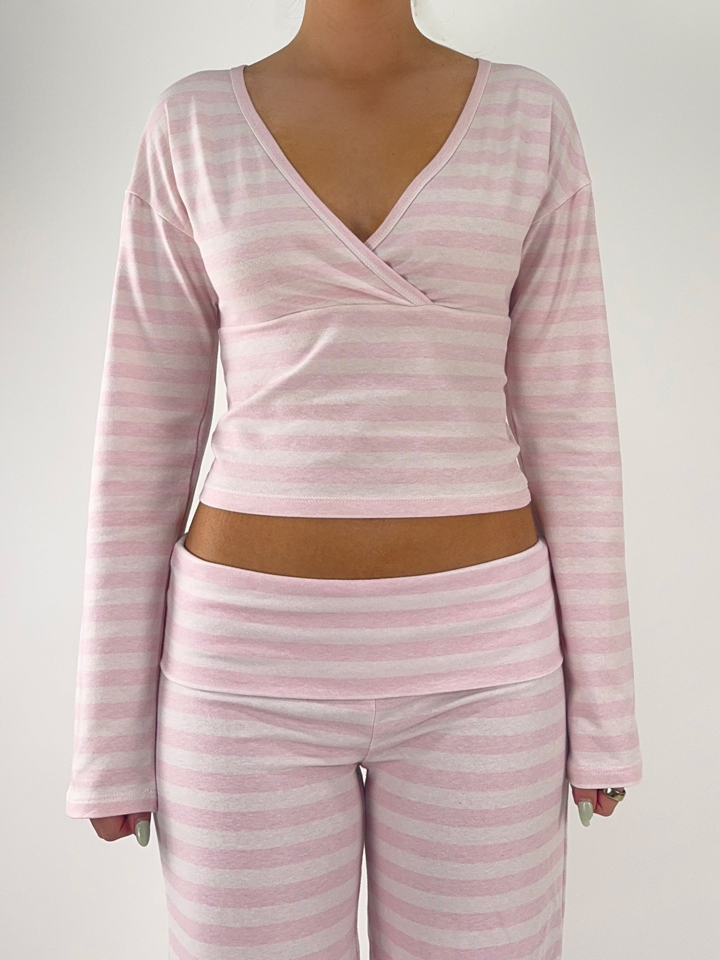 CROSSOVER LONG SLEEVE - BUBBLEGUM